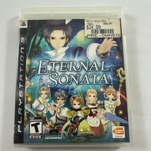 Eternal Sonata Sony PlayStation 3 PS3 Bandai Namco RPG Game With Manual
